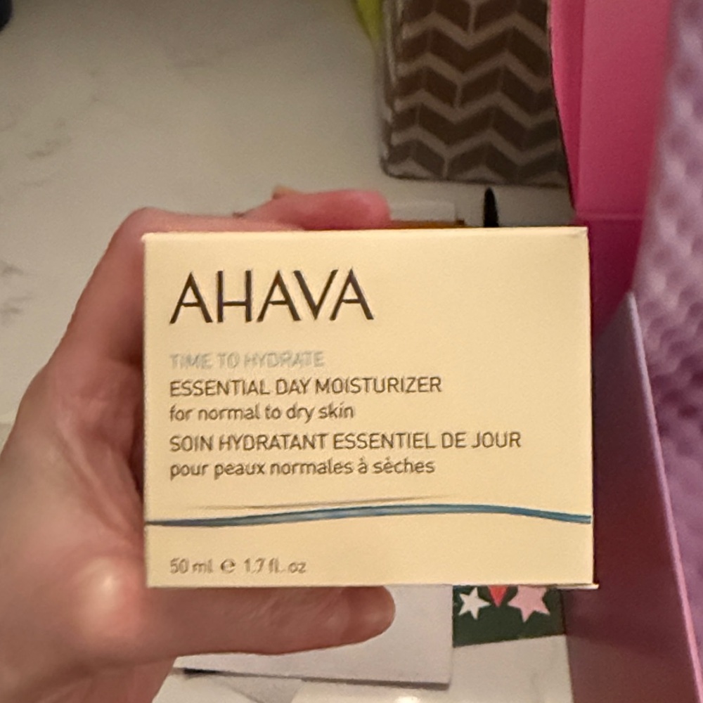 AHAVA Time to Hydrate Essential Day Moisturizer - Cream and Blue